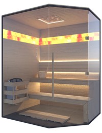 Сауна-Кабинка "DeLuxe Classic Corner"