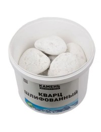 Белый кварц Шлифованный 10кг