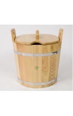 Запарник из Лиственницы (с крышкой)