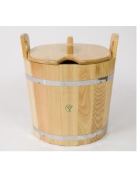 Запарник из Лиственницы (с крышкой)